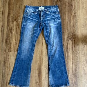 Big Star Women's Flare Jeans in Classic Blue
